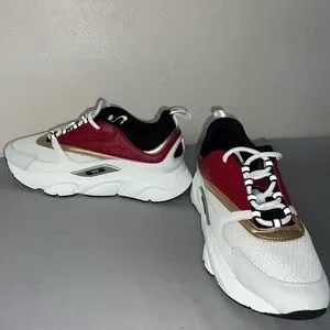 Dior | Shoes | Christian Dior B22 Trainer Burgundy White  display picture 3